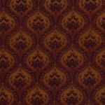 Giselle Romance Damask Burnt Sienna 951-2