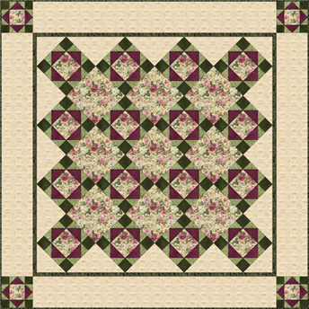  Rose Cottage Quilt Pattern