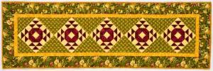 Alpine Blossom Table Runner Quilt Pattern