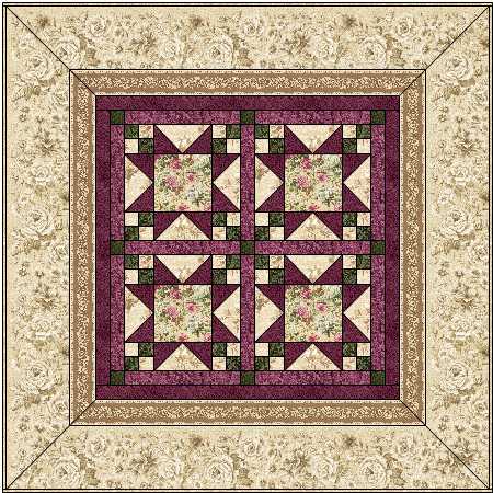 Highland Rose Quilt Pattern