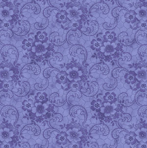 OUT OF PRINT: Harlow: Glamour Girls fabric in the color "Delphinium" Purple 2231-05