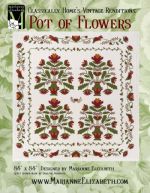 Pot of Flowers or Pride of Iowa Quilt Pattern