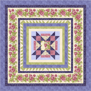 HARLOW COUNTRY Quilt Top Kit COTTAGE WHITE