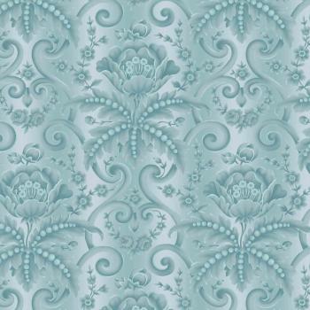 SOLD OUT Laurel Cottage Damask Pond Blue 1175-05