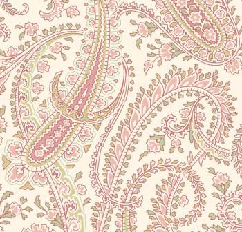 OUT OF PRINT: Laurel Cottage Paisley Strawberry Pink 1177-28