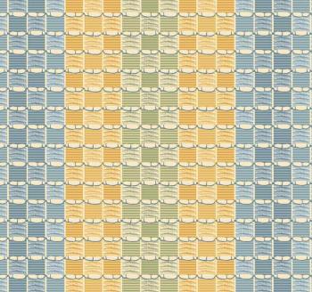 OUT OF PRINT: Laurel Cottage Basketweave Pond Blue 1179-05