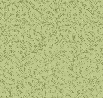 OUT OF PRINT Laurel Cottage Enchanting Vine Moss Green 1180-44