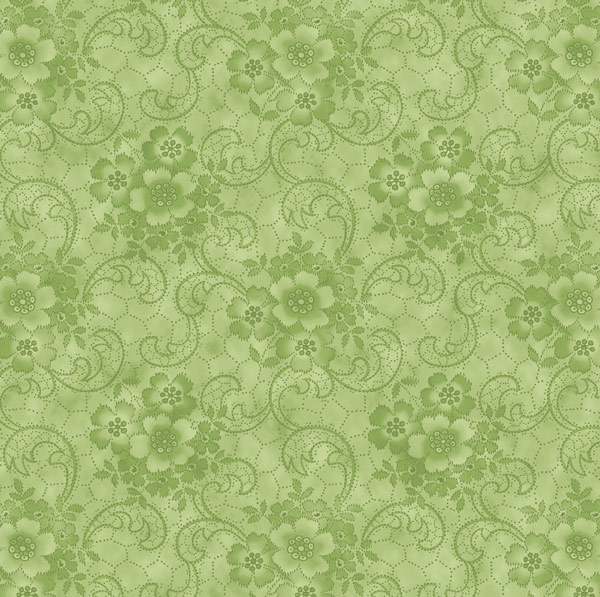 OUT OF PRINT: Harlow: Glamour Girls fabric in the color "Willow" Green 2231-03