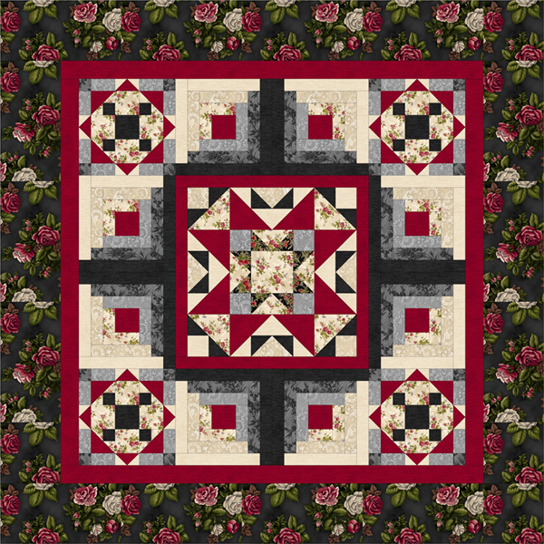 Village Square Quilt Top Kit