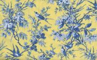 Toile De Giverny Citron Yellow