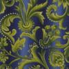 OU TOF PRINT Silhouette De Jardin Damask Moss/Blue