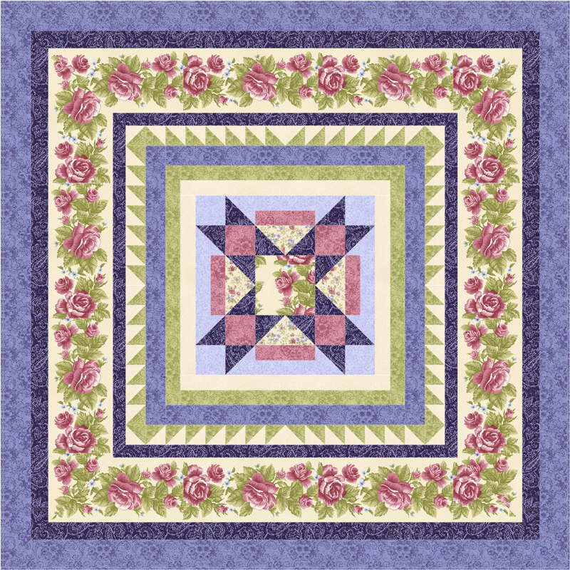 HARLOW COUNTRY COMPLETE Quilt Kit COTTAGE WHITE